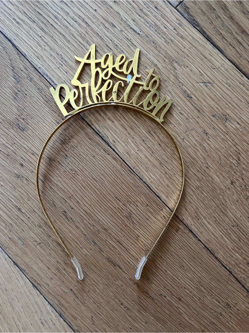 Amazon Gold "Aged to Perfection" Party Headband